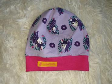 Beanie Kopfumfang 47-49cm "Pferde"